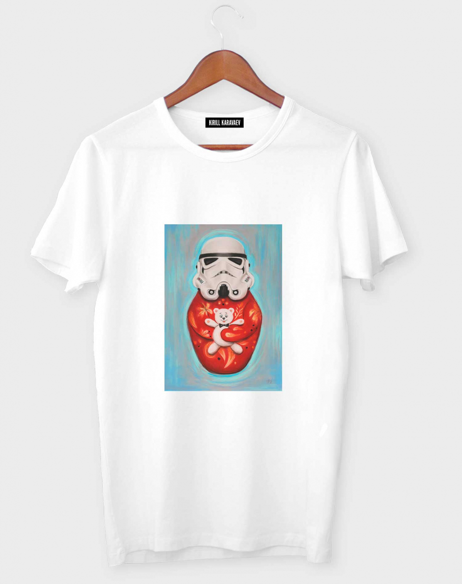 Арт-футболка "Матрёшка Star Wars"