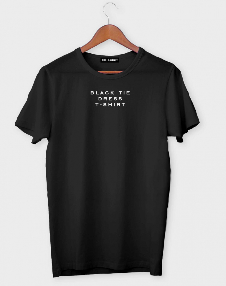 Футболка  BLACK TIE DRESS T-SHIRT
