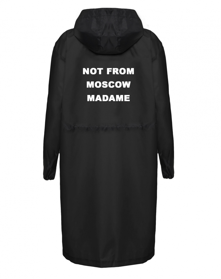 PREMIUM ПАРКА "NOT FROM MOSCOW MADAME" + ЧЕХОЛ 