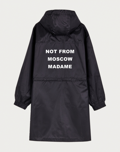 PREMIUM ПАРКА "NOT FROM MOSCOW MADAME" + ЧЕХОЛ 