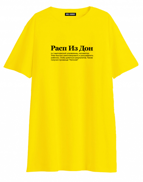 ФУТБОЛКА OVERSIZE "РАСП ИЗ ДОН" by @SLOVODNA