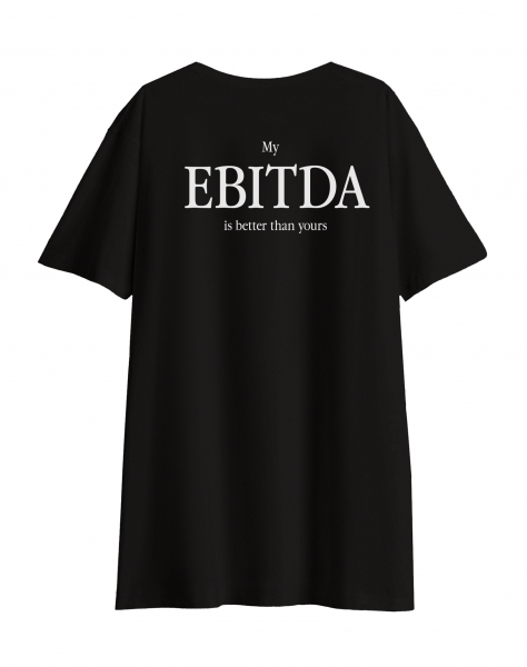 ФУТБОЛКА OVERSIZE My EBITDA is better than yours