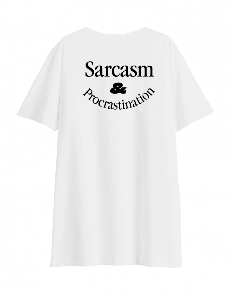 ФУТБОЛКА OVERSIZE Sarcasm & Procrastination (S&P)