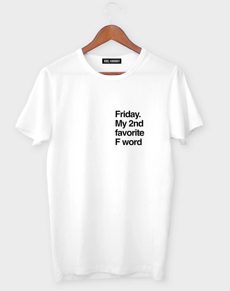 ФУТБОЛКА "Friday 2nd word" ФУТБОЛКА "Friday 2nd word"