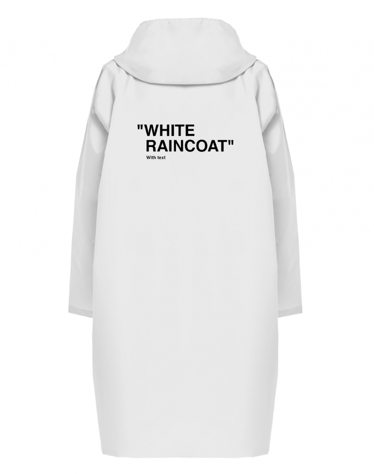 ДОЖДЕВИК "RAINCOAT WITH TEXT"