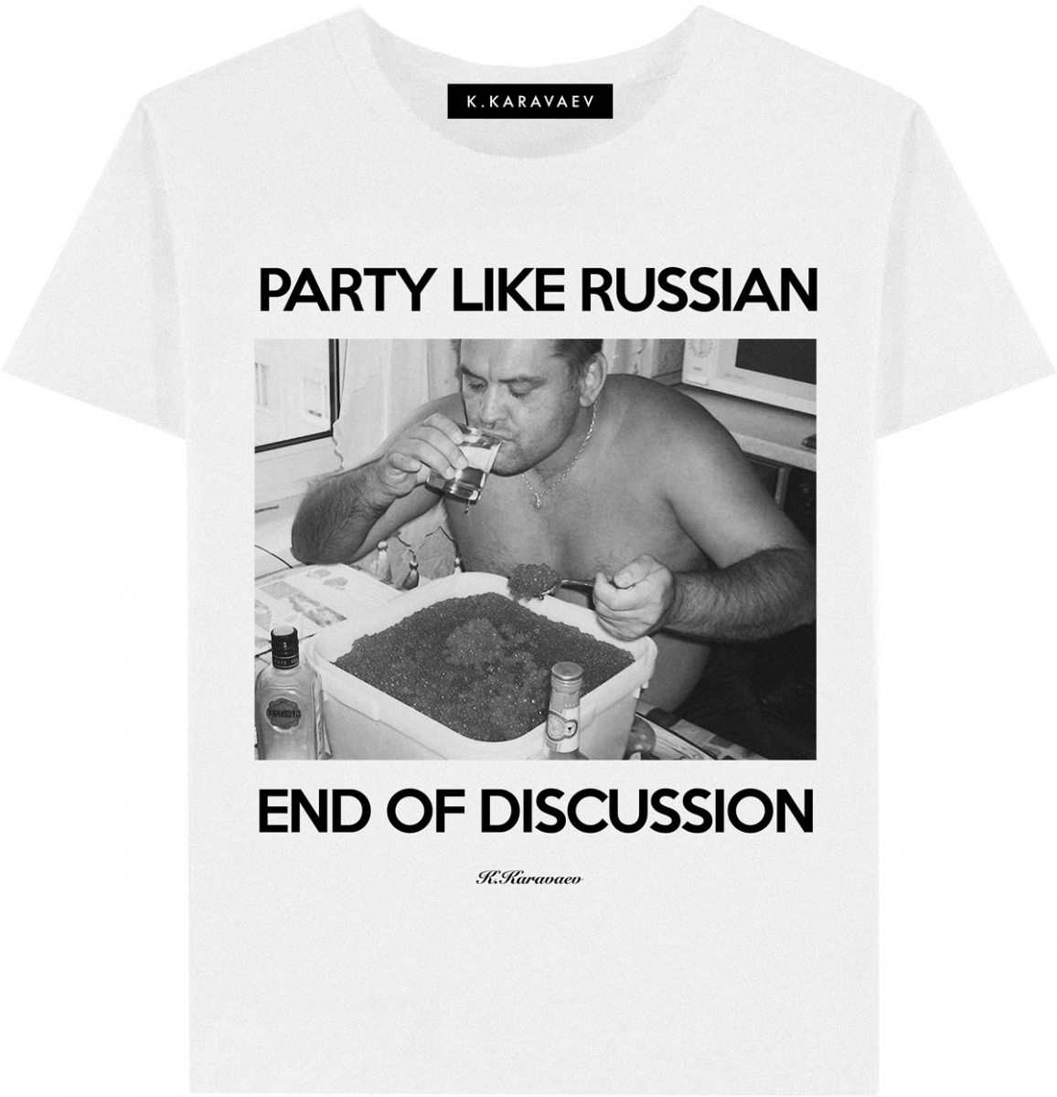 ФУТБОЛКА PARTY LIKE RUSSIAN END OF DISCUSSION