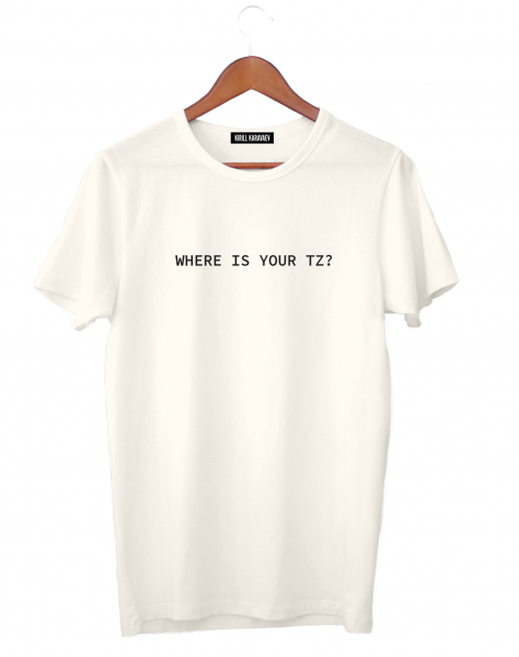 ФУТБОЛКА "WHERE IS YOUR TZ?"