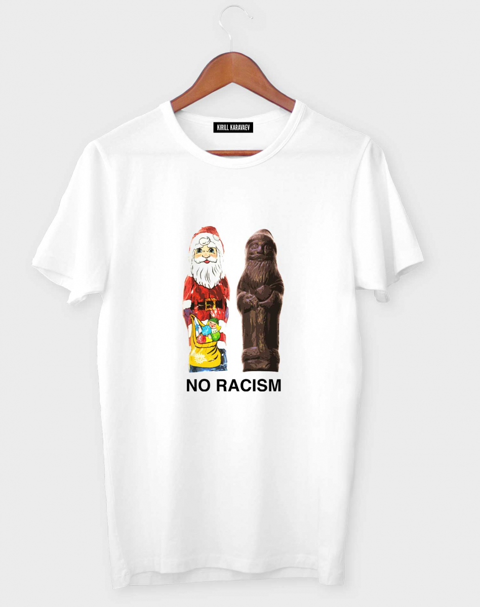 ФУТБОЛКА НОВОГОДНЯЯ "No racism"